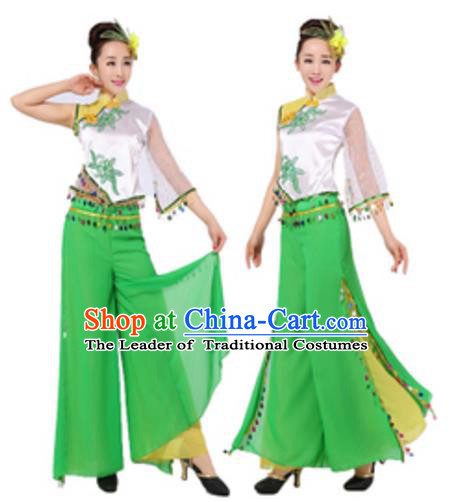 Chinese Traditional Folk Dance Classical Dance Costume, China Yangko Dance Clothing for Women