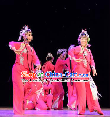 Chinese Traditional Folk Dance Beijing Opera Costume, China Classical Dance Dress Stage Performance Clothing for Women