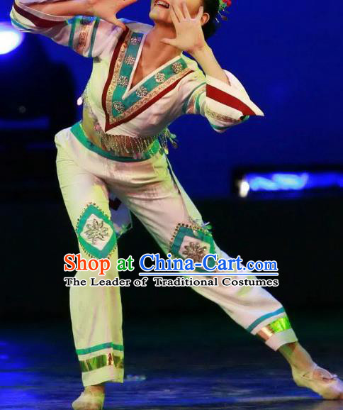 Chinese Traditional Folk Dance Classical Dance Costume, China Stage Performance Clothing for Women