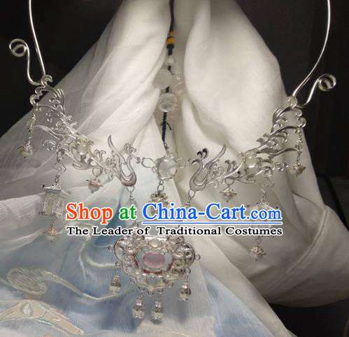 Chinese Traditional Ancient Accessories Necklace Classical Hanfu Necklet for Women