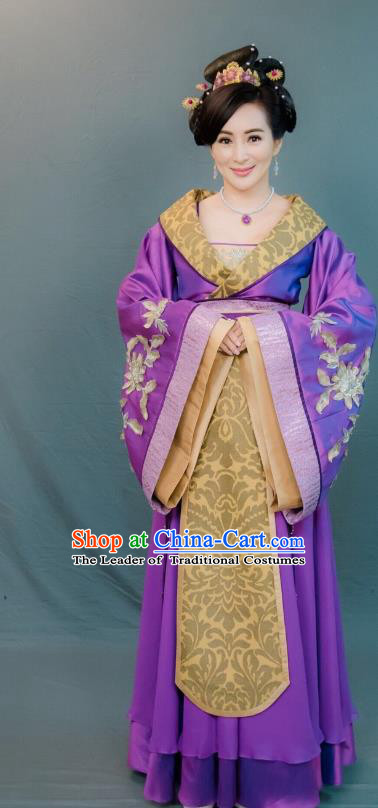 Chinese Ancient Palace Maidservant Hanfu Dress Tang Dynasty Las Meninas Embroidered Costumes for Women