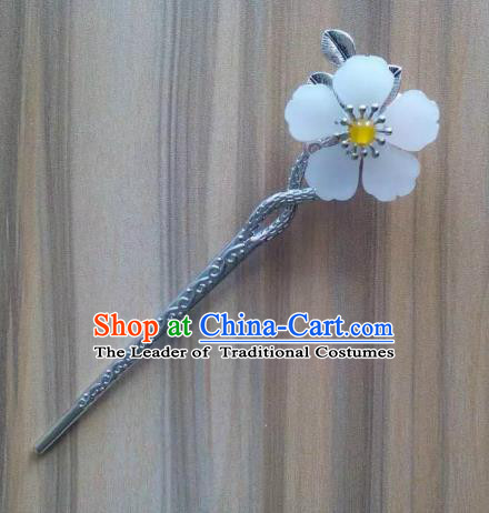 China Ancient Hair Accessories Hanfu Flower Hair Clip Chinese Classical Hairpins for Women