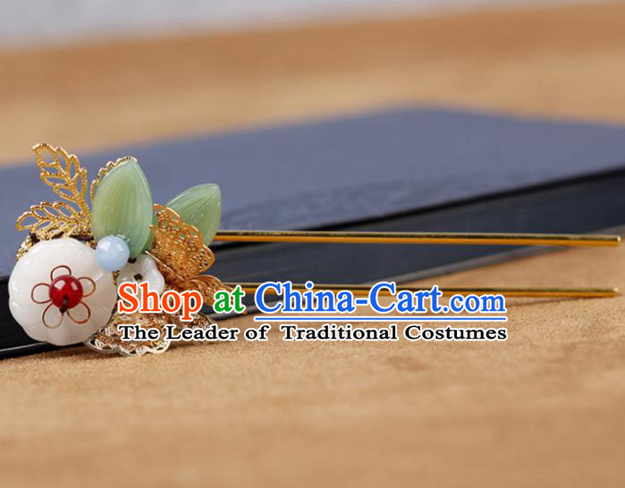 Chinese Traditional Handmade Hair Accessories Ancient Hairpins Hanfu Butterfly Hair Clip for Women