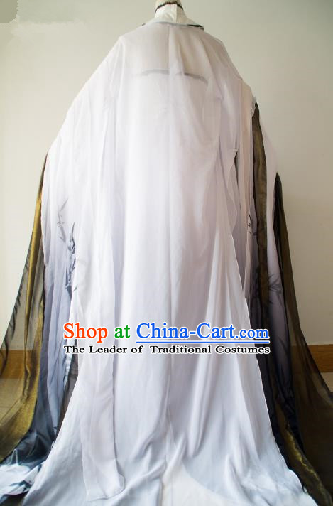 Chinese Ancient Swordsman Hanfu Han Dynasty Imperial Concubine Queen Embroidered Historical Costumes