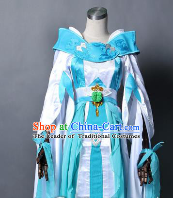 Chinese Traditional Ancient Female Warrior Clothing Cosplay Swordswoman Costume for Women