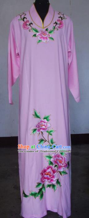 Chinese Traditional Beijing Opera Niche Costumes China Peking Opera Embroidered Peony Clothing for Adults