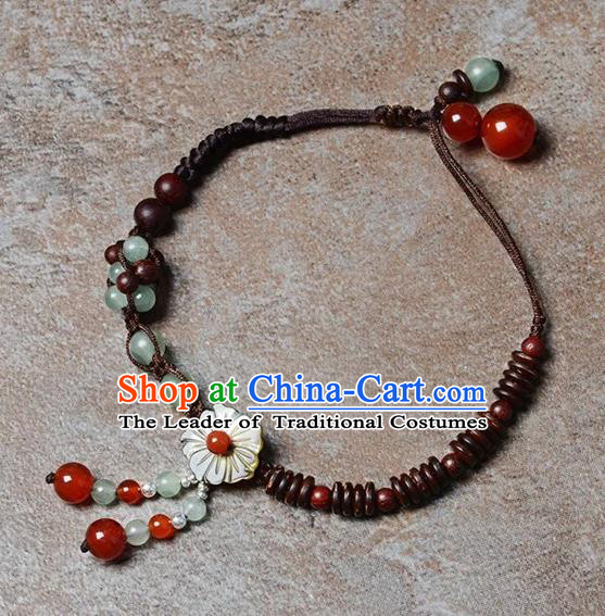 Chinese Traditional Jewelry Accessories Ancient Palace Hanfu Anklets for Women