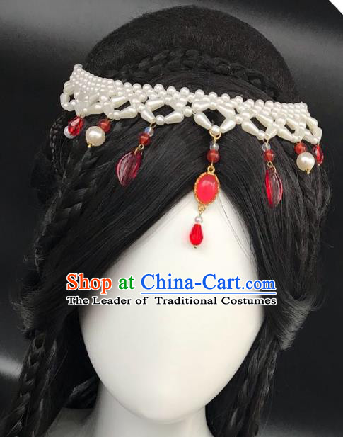 Chinese Traditional Hair Accessories Ancient Hair Clasp Hanfu Tassel Hairpins for Women