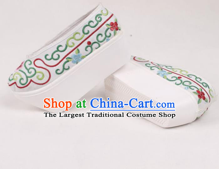 Chinese Traditional Beijing Opera Embroidered Shoes Peking Opera Niche Cloth Shoes for Men