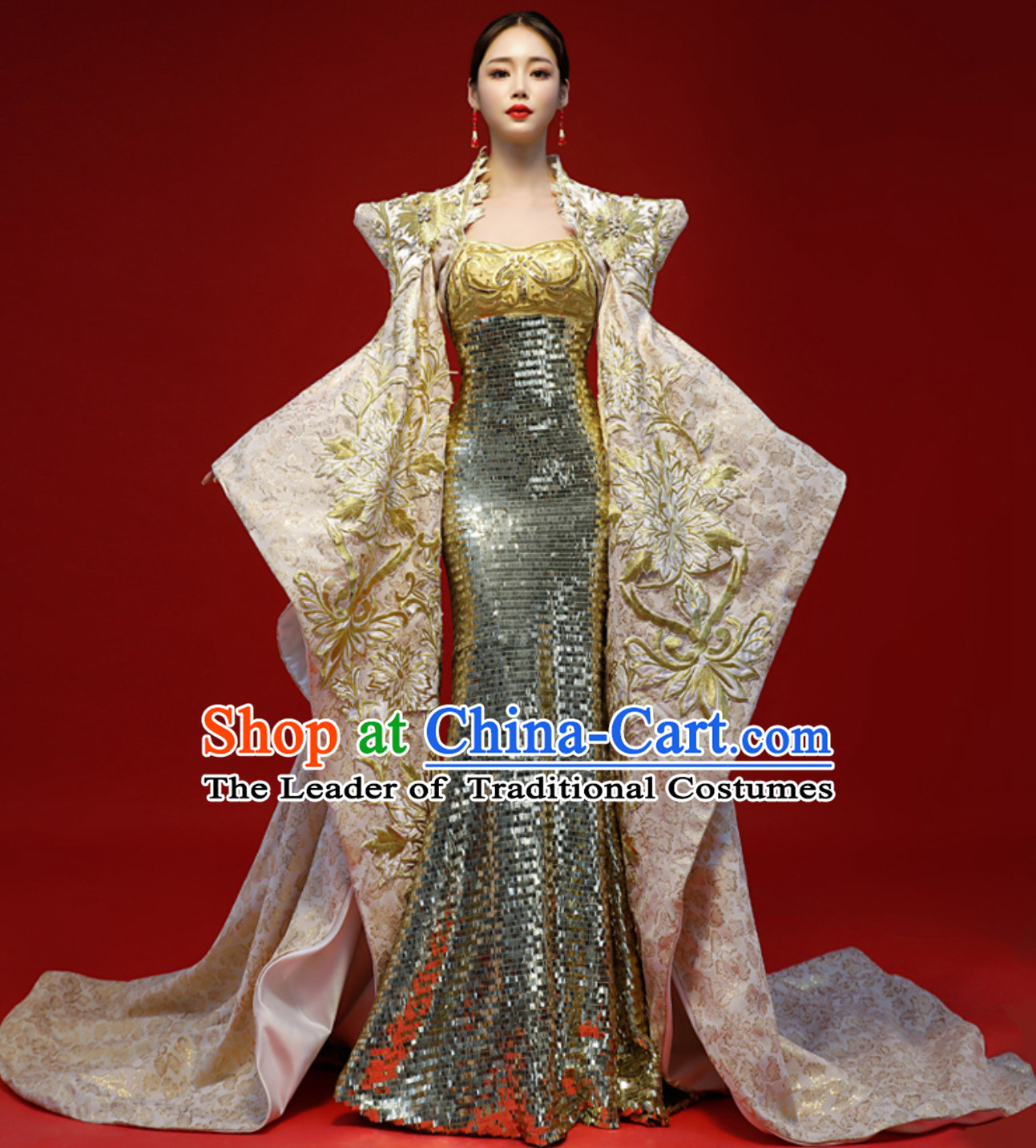 Asian Chinese Classical Empress Style Evening Dress