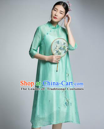 Chinese Traditional Tang Suit White Woolen Blouse China National Upper Outer Garment Cheongsam Shirt for Women