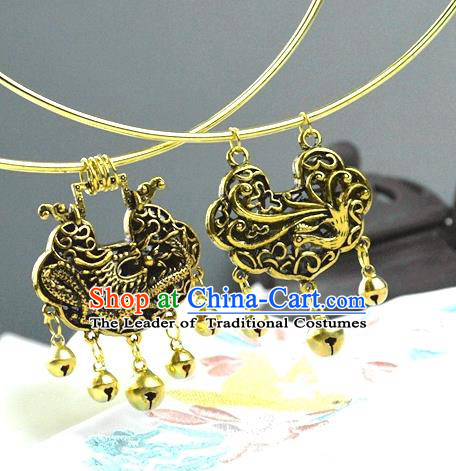 Chinese Traditional Ancient Longevity Lock Accessories Hanfu Necklace for Women