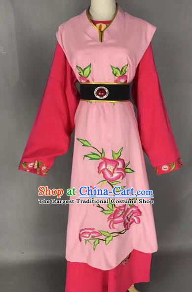 Chinese Beijing Opera Niche Pink Clothing Traditional Peking Opera Costumes for Adults
