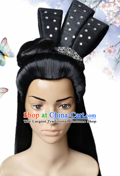 Chinese Traditional Wigs and Hair Accessories Ancient Wig Sheath for Women