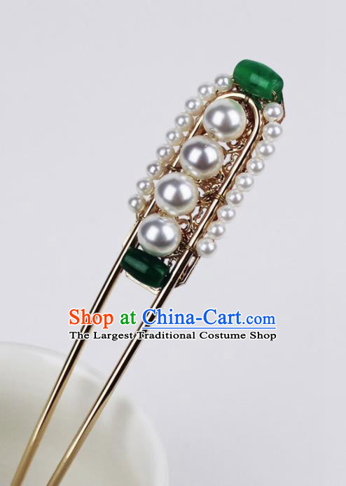 Chinese Ancient Handmade Pearls Hairpins Hair Accessories Hair Clips for Women
