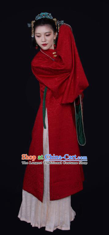 Top Grade Chinese Ancient Empress Costumes Ming Dynasty Queen Hanfu Dress for Women