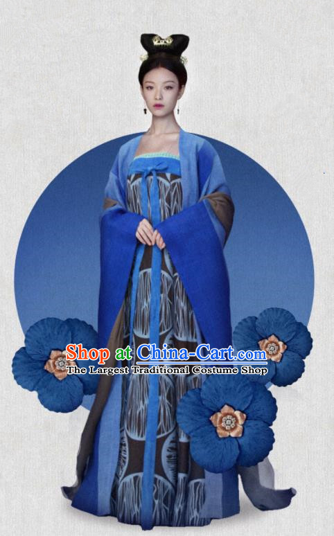 The Rise of Phoenixes Traditional Chinese Ancient Hanfu Dress Tang Dynasty Princess Embroidered Costume for Women