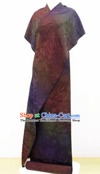 Asian Chinese Traditional Silk Fabric Classical Pattern Brocade Cheongsam Cloth Silk Fabric