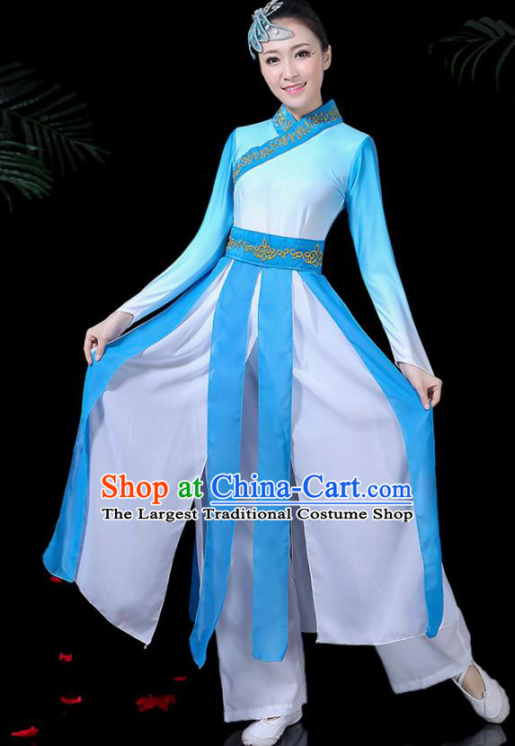 Traditional Chinese Fan Dance Folk Dance Costume Classical Yangko Dance Classical Dance Dress