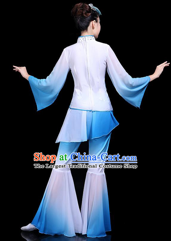 Traditional Chinese Fan Dance Folk Dance Costume Classical Yangko Dance Classical Dance Dress
