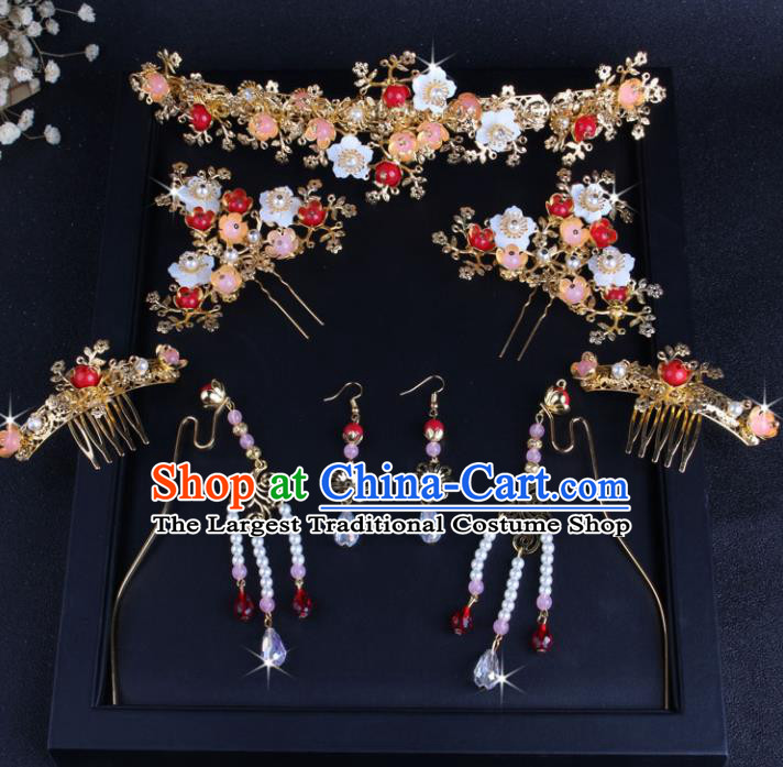 Top Chinese Traditional Hair Accessories Wedding Pearls Tassel Hair Clasp Hairpins for Women