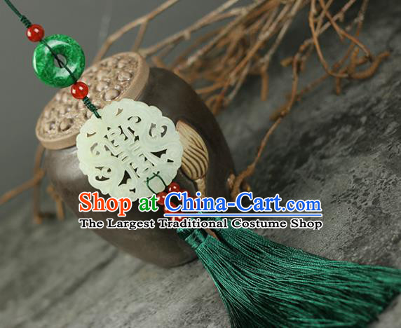 Chinese Traditional Jade Pendant Traditional Classical Hanfu Jewelry Accessories for Women