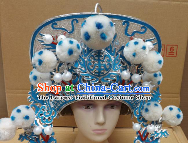 Chinese Traditional Peking Opera Phoenix Coronet Beijing Opera Helmet Headwear for Women