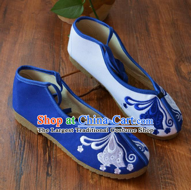 Chinese Traditional Hanfu Shoes Ancient Martial Arts Shoes Embroidered Butterfly Shoes for Women