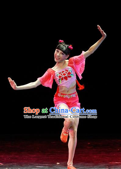 Chinese Traditional Folk Dance Group Dance Costumes Stage Performance Clothing for Women