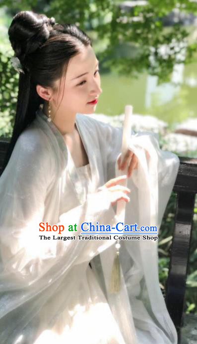 Chinese Traditional Tang Dynasty Princess Hanfu Dress Ancient Palace Historical Costumes for Women