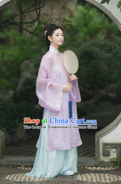 Chinese Traditional Ming Dynasty Palace Lady Hanfu Dress Ancient Princess Historical Costumes for Women