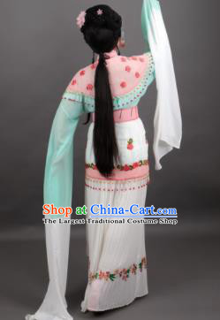 Chinese Traditional Peking Opera Diva Lin Daiyu Dress Ancient Rich Lady Costume for Women
