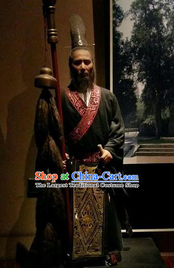 Chinese Ancient Western Han Dynasty Diplomat Zhang Qian Costumes Complete Set