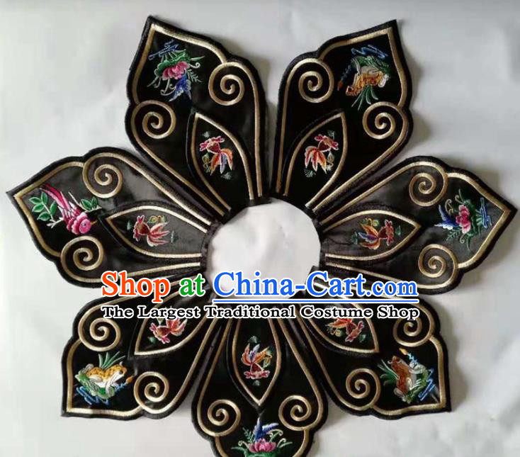 Chinese Traditional Embroidery Collar Shoulder Accessories National Embroidered Patch