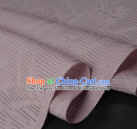 Traditional Chinese Classical Orchid Pattern Pink Silk Fabric Ancient Hanfu Dress Silk Cloth
