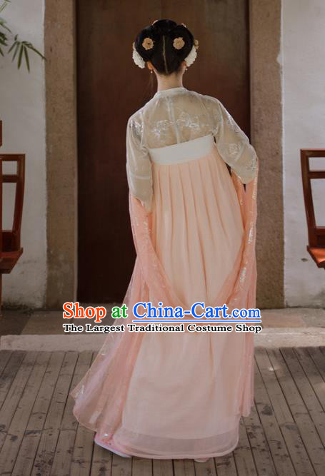 Chinese Tang Dynasty Court Lady Hanfu Dress Traditional Ancient Imperial Consort Costumes for Women