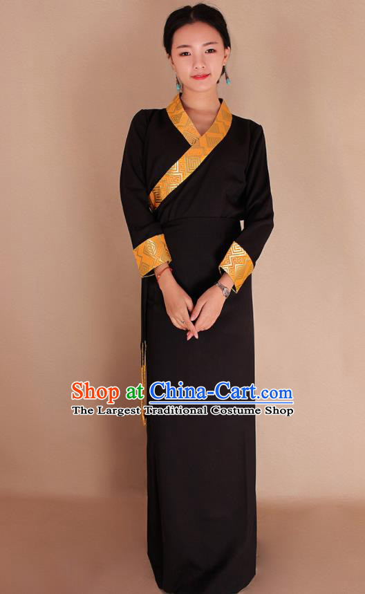 traditional chinese black dress