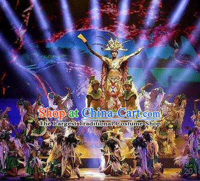 Chinese The Romantic Show of Sanya Stage Performance Dance Costume for Men