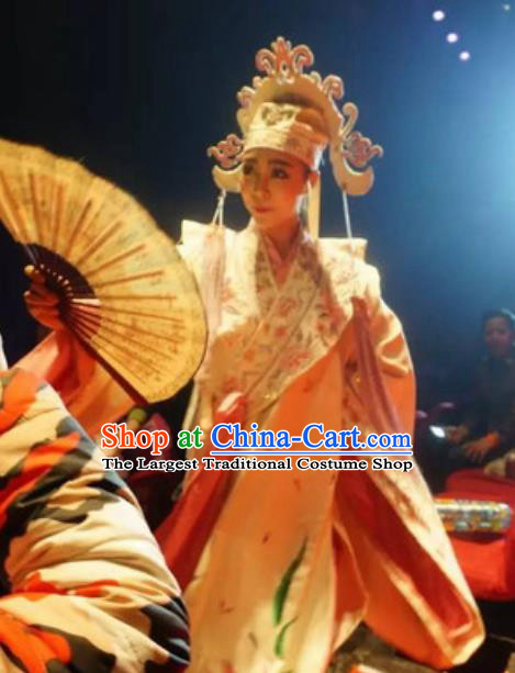 Chinese The Romantic Show of Songcheng Scholar Liang Shanbo Stage Performance Dance Costume for Men