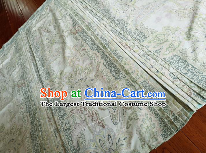 Traditional Chinese Ming Dynasty Replica Costumes Ancient Palace Princess Green Skirt for Women