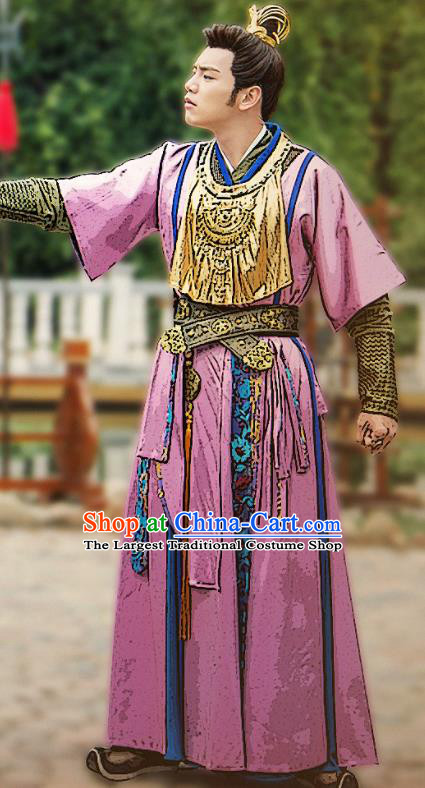 Ancient Chinese Song Dynasty Swordsman Wei Yanei Hanfu Clothing Drama Young Blood Nobility Childe Costumes for Men