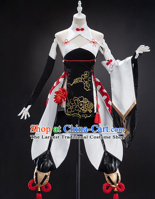 Traditional Chinese Cosplay Fairy Dress Ancient Heroine Costume for Women