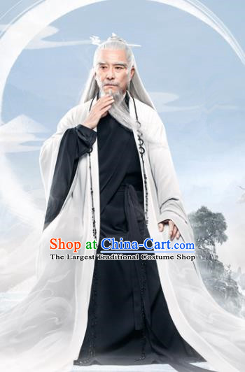 Chinese Ancient Heavenly Supreme Lord Drama Love and Destiny Swordsman Replica Costumes for Men