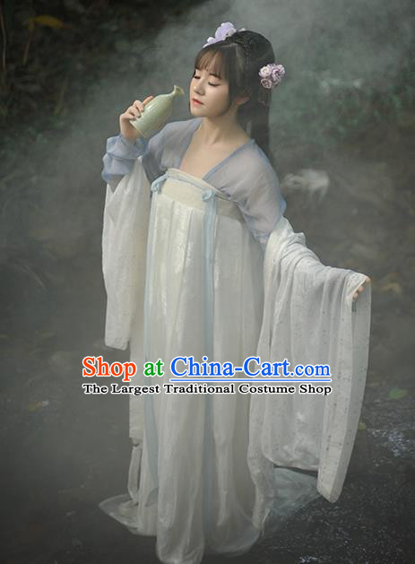 Chinese Ancient Palace Lady Hanfu Dress Tang Dynasty Princess Historical Costume for Women
