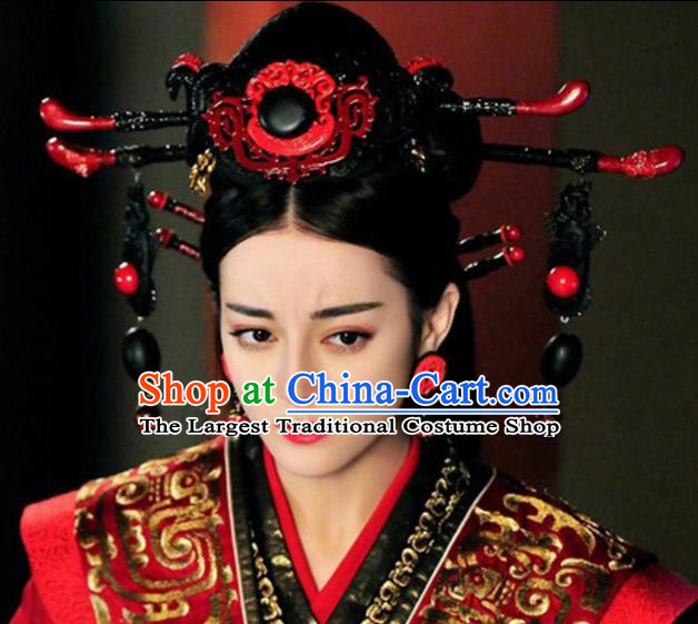Asian Chinese Ancient Qin Dynasty Empress Hair Accessories Hairpins Headwear for Women