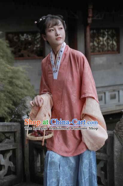 Traditional Chinese Ancient Ming Dynasty Nobility Lady Historical Costume Complete Set