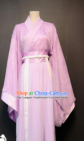 Traditional Chinese Ancient Drama Han Dynasty Princess Costume Pink Hanfu Dress for Women
