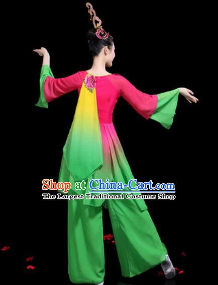 Traditional Chinese Stage Performance Costume Group Dance Classical Dance Dress for Women