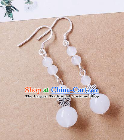 Chinese Ancient Hanfu Jewelry Accessories Traditional Palace Earrings for Women