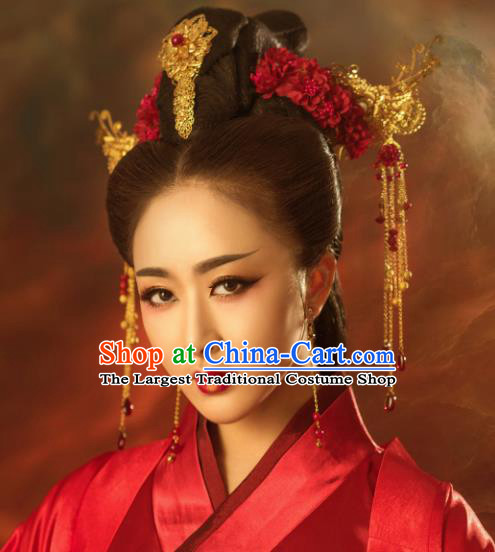 Chinese Ancient Imperial Concubine Hair Accessories Traditional Palace Hairpins for Women